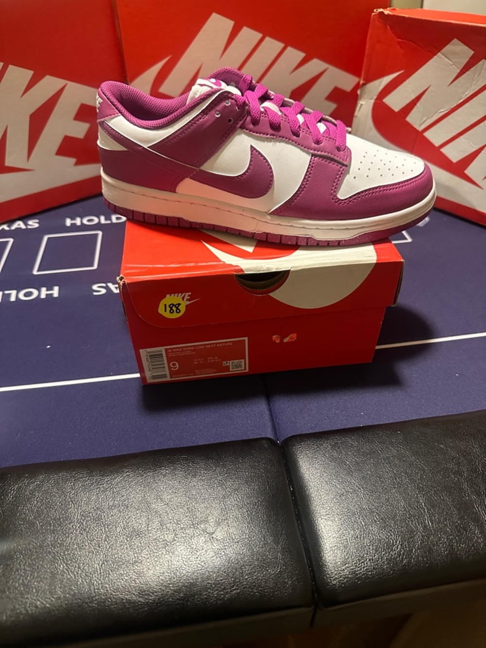 Nike Women’s Low-Top Sneaker — Magenta/White